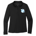 Women's Doing Good Black LS Polo