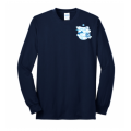 Cotton NI Doing Good Navy LS