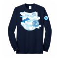 Cotton DGNLTG NI Navy LS