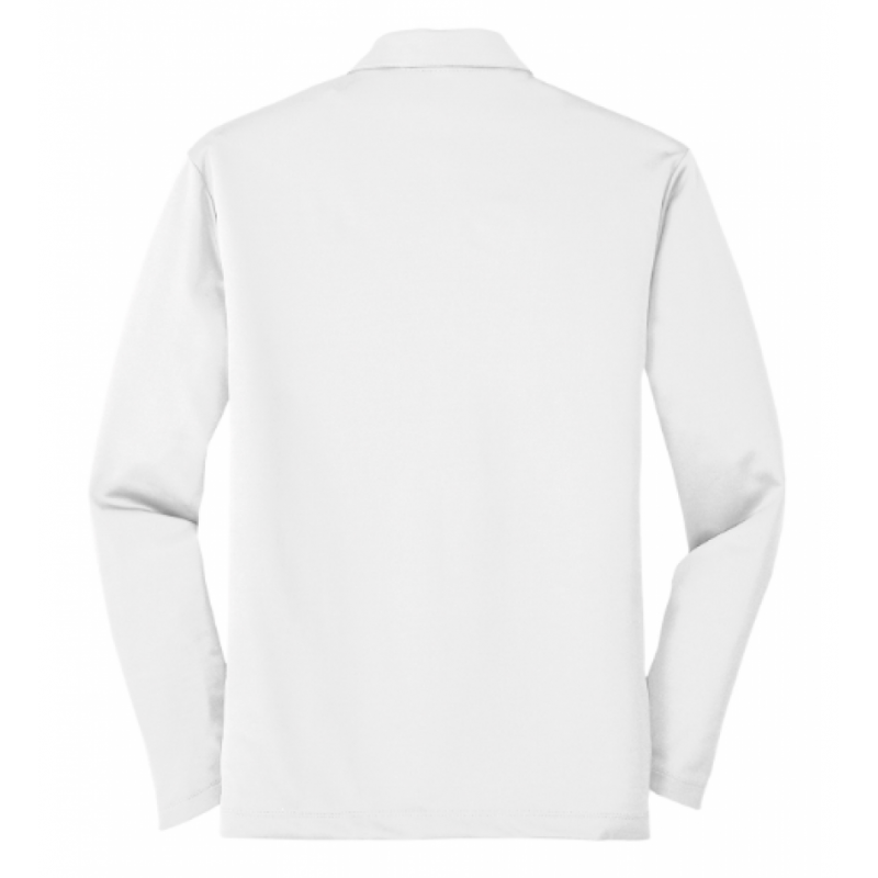 Men's Doing Good White LS Polo