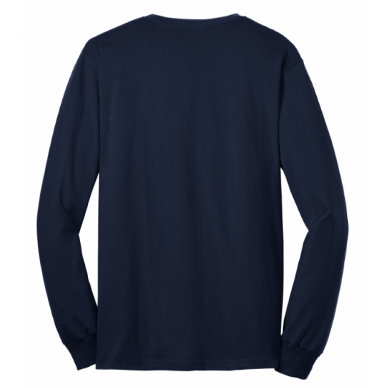 Cotton DGNLTG NI Navy LS